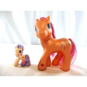 My Little Pony MLP Sparkleworks‎ 2002 2003 Glitter and Scootaloo Mini G3 2006